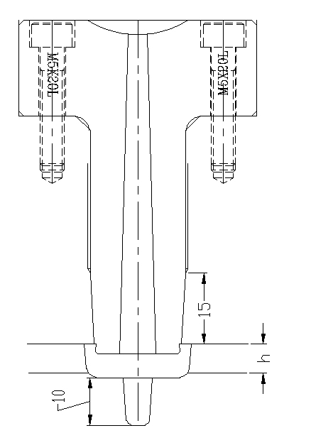 三板模中間澆口套設計圖